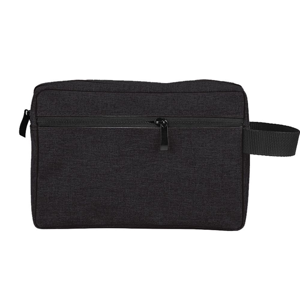 Canvas Cosmetic Bag Travel Waterproof Handbag Makeup Bag Gray Blue Red 22*14*7cm