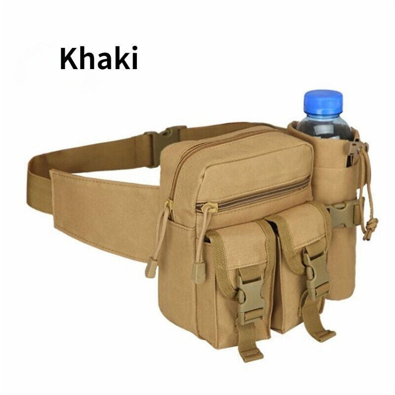 Men's Tactical Casual Fanny Pouch Waist Bag Packs Military Bag Hunting Packs