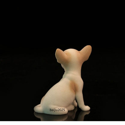 2.36" Simulation Chihuahua-Mini Animal Dog Statue Desktop Decoration Gift