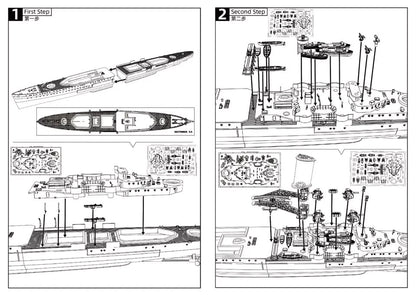 SSMODEL SSC700604S 1/700 Model HMS SOUTHAMPTON Town-class Light Cruiser FULLHULL