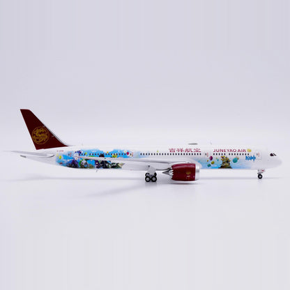 1:400 JC Wings Juneyao Airlines Plane B787-9 Diecast Aircraft Model