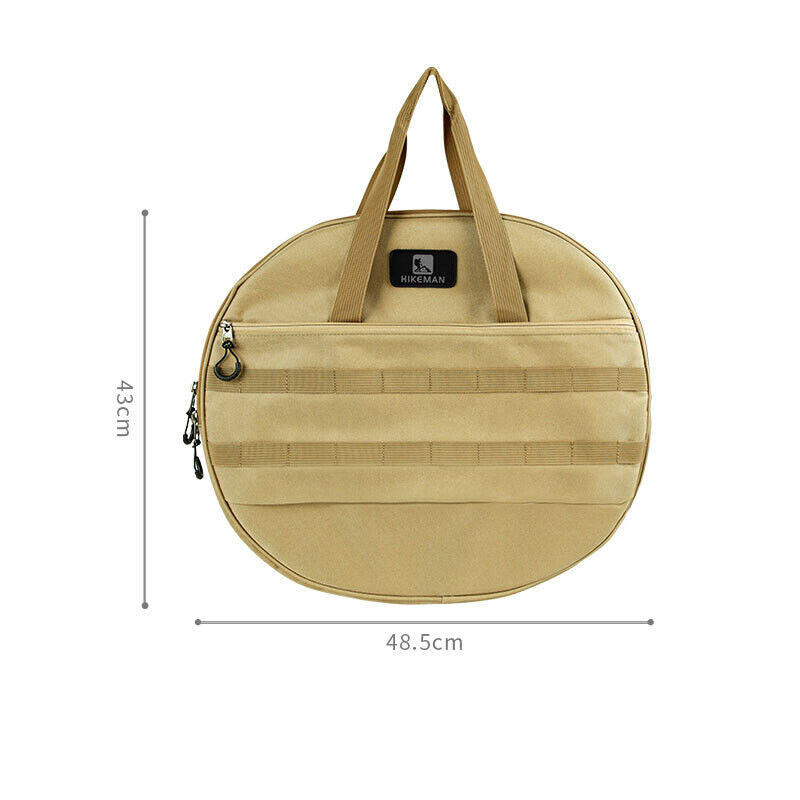 Camping Cast Iron Pot Outdoor Barbecue Pan Storage Bag Tote Bag Portable Handbag