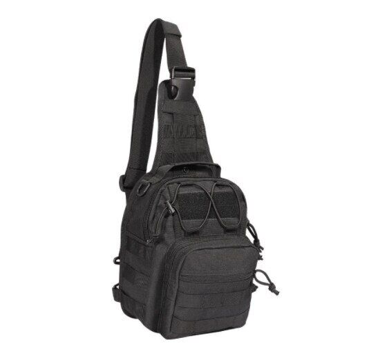 Men's Tactical Chest Bag Outdoor Hiking Climbing Backpack 600D Shoulder Bag