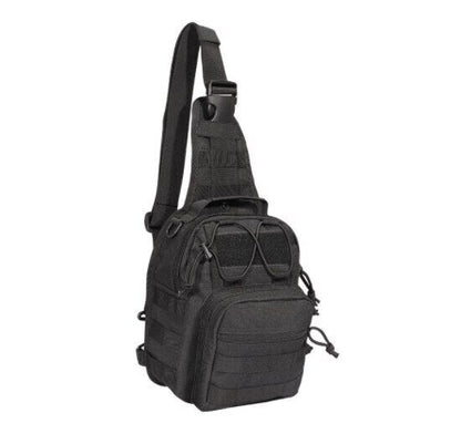 Men's Tactical Chest Bag Outdoor Hiking Climbing Backpack 600D Shoulder Bag