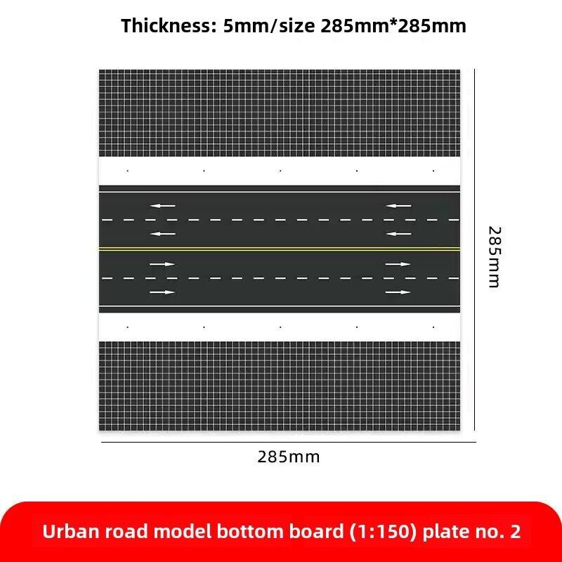 1/150 Building Model City Road Building DIY Scene Display Model Gifts