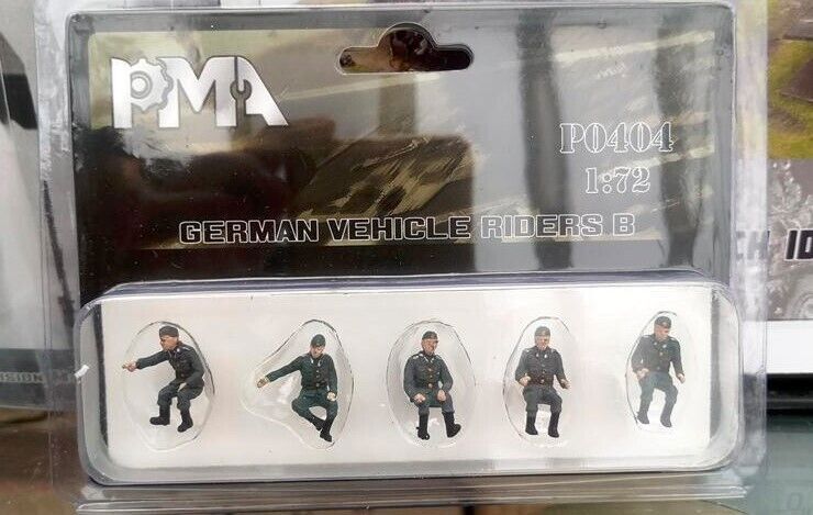 PMA 1/72 German Army Vehicle 5 Soldier Section P0404 Finished Model