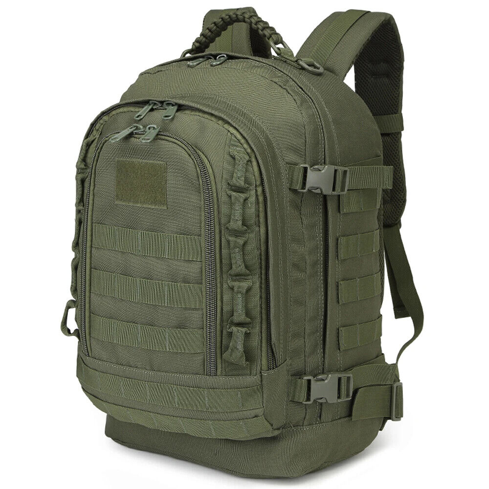 Man Military Tactical Backpack Outdoor Camping Sport Bag Army Molle Rucksack