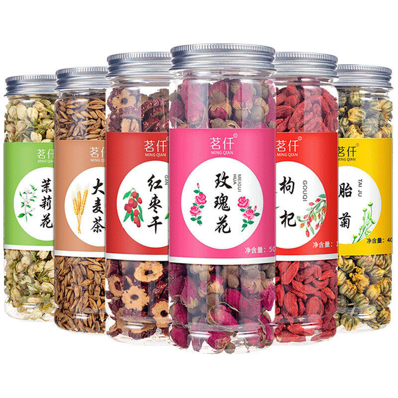 Herbal Tea Blend Red Dates Wolfberry Roses Honeysuckle 19 Varieties