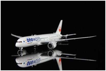 1:400 JC Wings JAPAN AIRLINES Oneworld BOEING 787-9 Airplane Diecast Plane Model