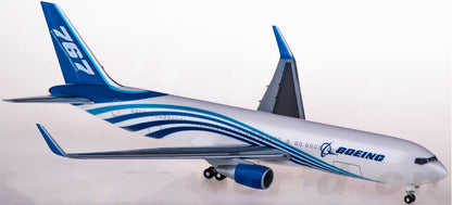1:200 28CM Hogan BOEING 767-300BCF Passenger Airplane ABS Plastic Aircraft Model