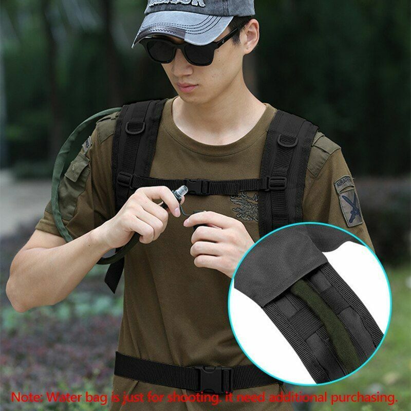 15L Tactical Backpack 800D Oxford Hiking Outdoor Cycling Camping Bag 45*24*12 CM