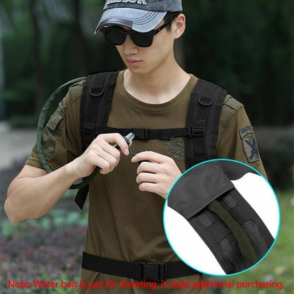 15L Tactical Backpack 800D Oxford Hiking Outdoor Cycling Camping Bag 45*24*12 CM