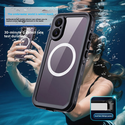 For iPhone 17 ProMax Magnetic Phone Case, Waterproof Shockproof Protective Cover