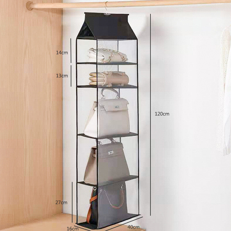 2/4Pcs Hanging Handbag Organizer Wardrobe Purse Bag Closet Storage Holder AU