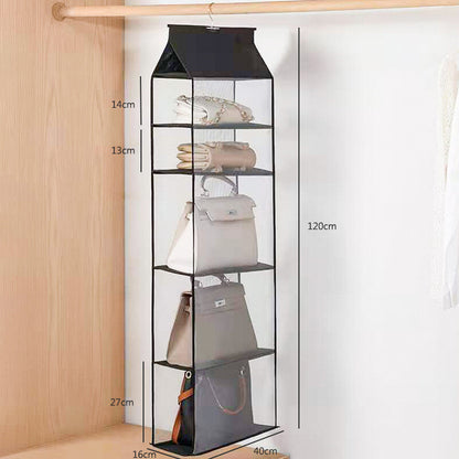2/4Pcs Hanging Handbag Organizer Wardrobe Purse Bag Closet Storage Holder AU