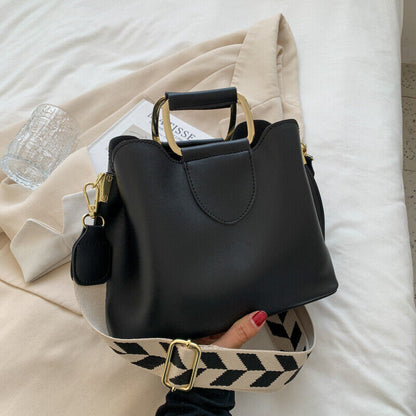 Women's PU Leather Small Crossbody Bags Handle Shoulder Purses and Handbag