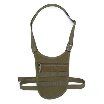 Tactical Outdoor Sports Vest Hidden Underarm Pocket Shoulder Bag Wallet Hunting