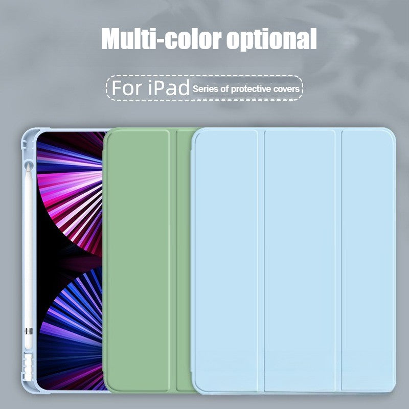 iPad Pro 11-inch tablet with pen slot 789 generation TPU soft case leather case