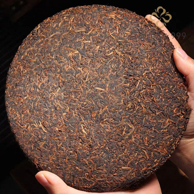 357g Ripe Pu'er Tea Cake Yunnan Laobanzhang Court Ancient Tree 2017 Leaf Tea