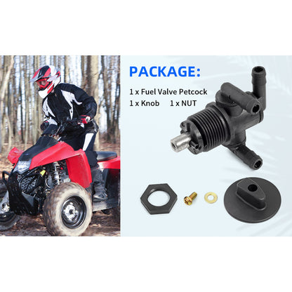 3-Way Fuel Shutoff Valve Petcock Kit For Polaris Sportsman/Magnum/Big Boss/Pro