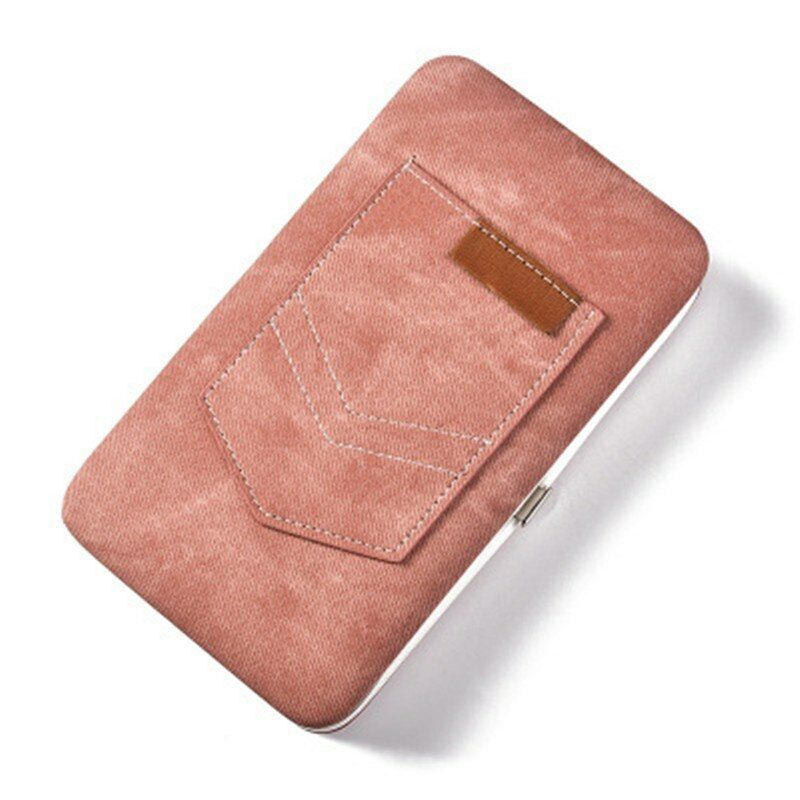 Women's Purse PU Leather Wallet Bag Card&ID Money Clamps Cash Clip Billfold Lady
