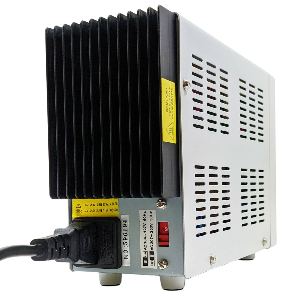 0-18V DC, 0-3A Variable DC Power Supply with LCD Displays, Coarse & Fine Adjust