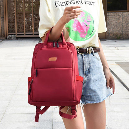 Fashion Traveling Backpack Large School Laptop Bags 35*30*10CM Waterproof Oxford