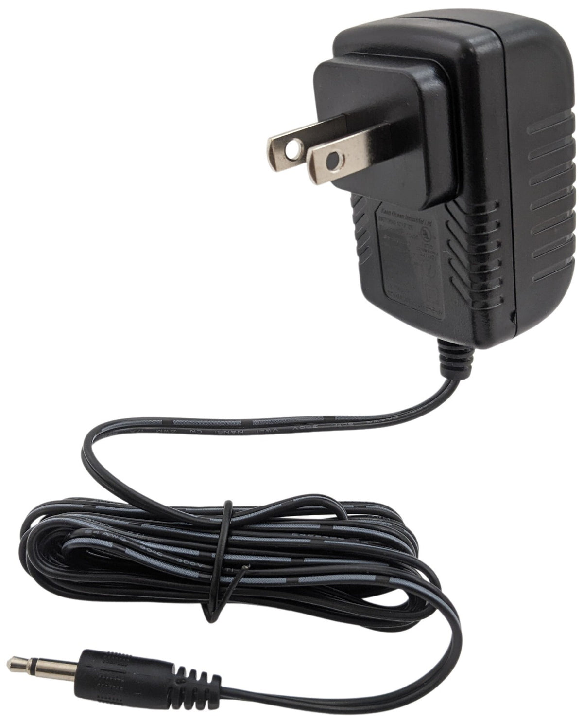 Wall Power Adapter 9V 400mA with 1/8" Mono Male Plug, Center Positive