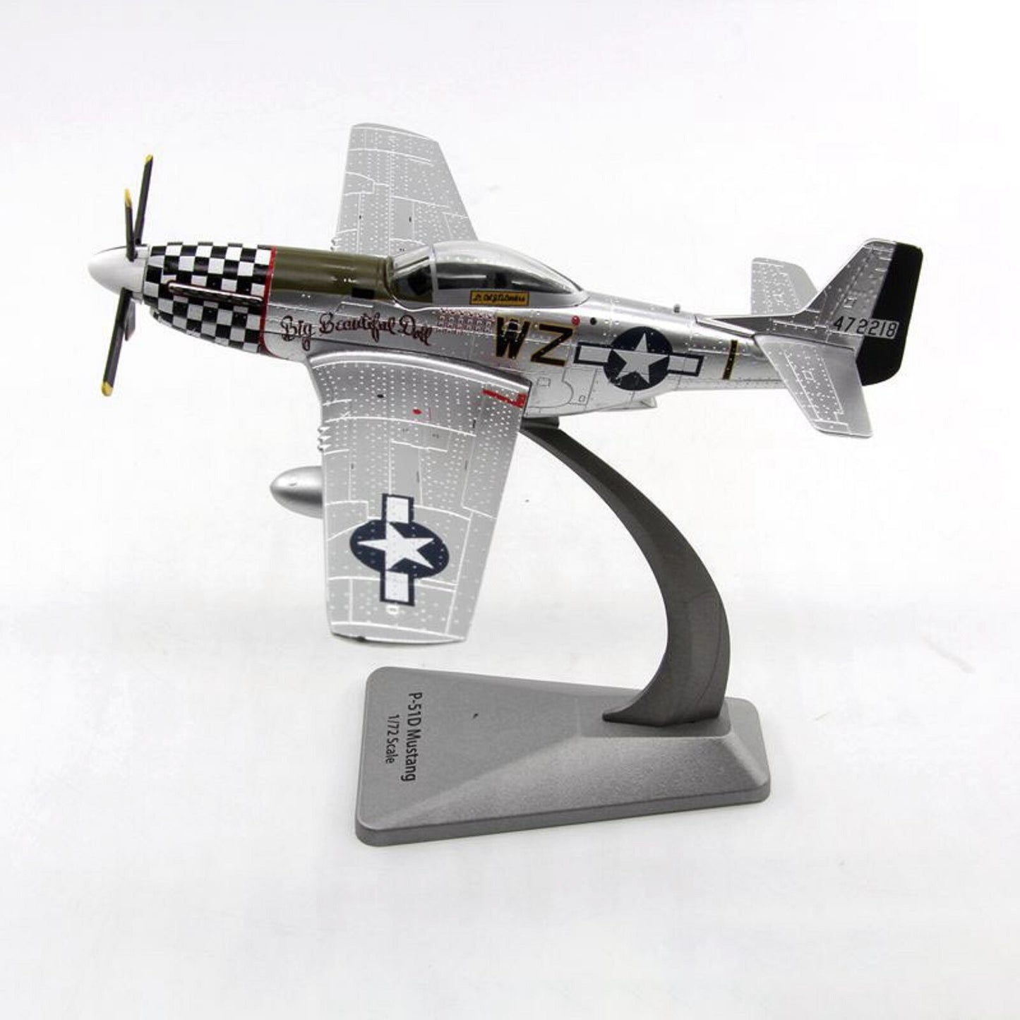 1/72 AF1 World War II US P-51 Mustang Fighter Aircraft Model Military Ornaments