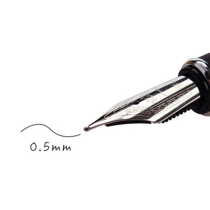 Milky Jinhao X750 Metal Fountain Pen 18K Fine F Nib 0.5mm Writing Office Gift f