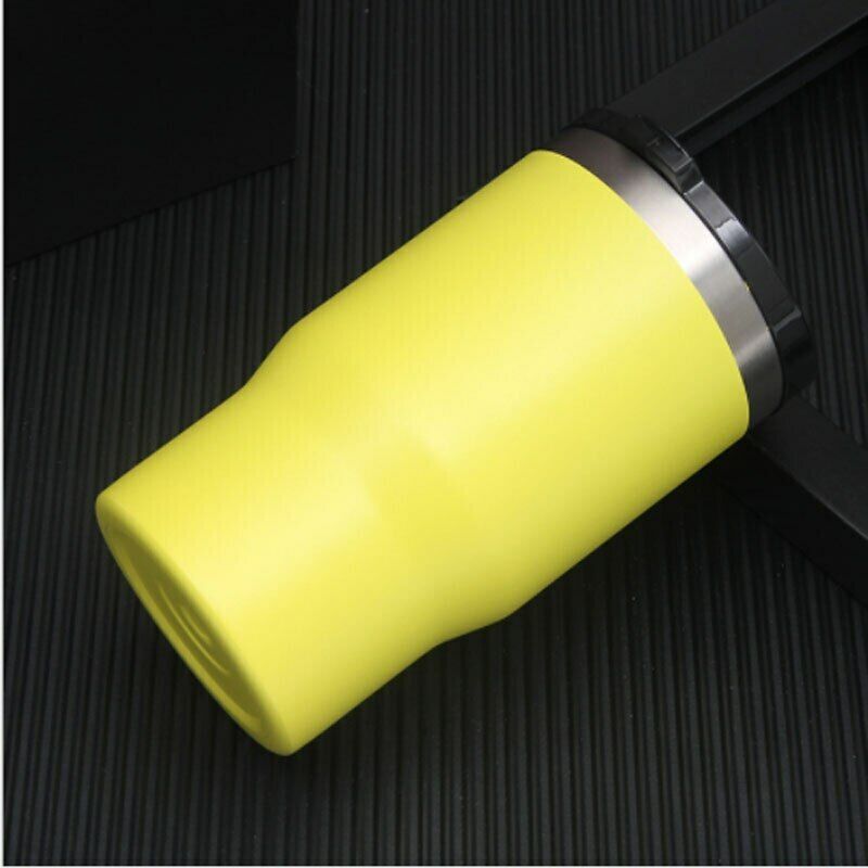 Stainless Steel Double Layer Coffee Cup Multi-function Double Lids Vacuum Cups