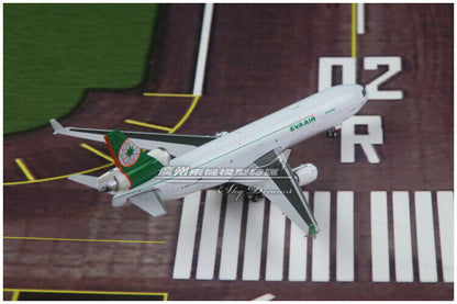1:400 JC Wings EVA AIR MCDONNELL DOUGLAS MD-11F Airplane Diecast Aircraft Model