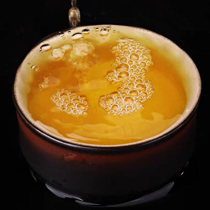 357g Yiwu Aged Pu-erh Tea Cake Tong Xing Hao Old Pu'er Cake Tea Yunnan Puerh Tea