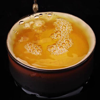357g Yiwu Aged Pu-erh Tea Cake Tong Xing Hao Old Pu'er Cake Tea Yunnan Puerh Tea