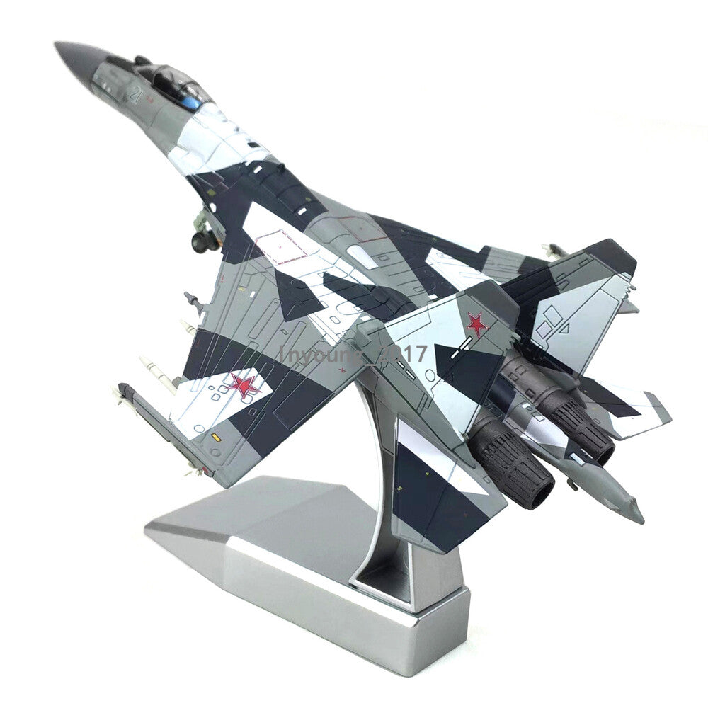1/100 SU-35 Super Flanker 2014 Russian Air Force Fighter Diecast Airplane Model