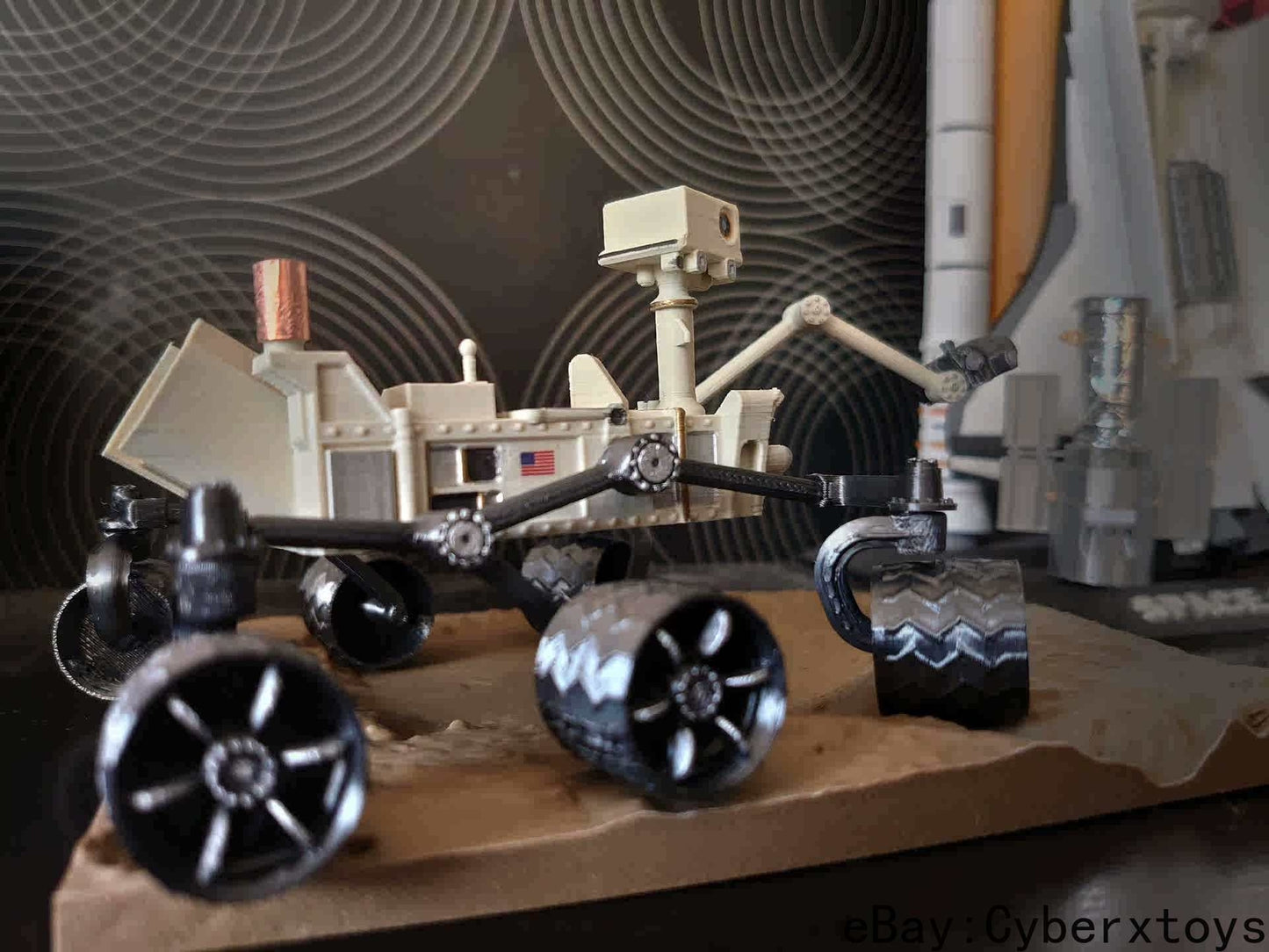 1/24 Scale NASA Curiosity Mars rover Static Model Painted