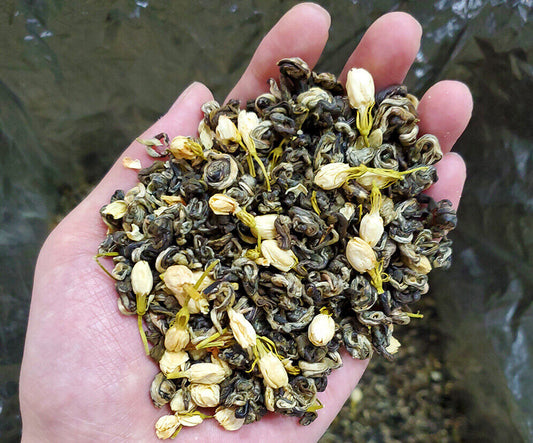 New Tea Jasmine Tea Silver Hair Small White Bud Biluochun Tea 500g/1.1lb
