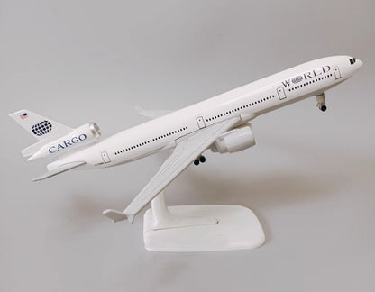 20CM WORLD CARGO McDonnell Douglas MD-11 Aircraft Diecast Plane Airplane Model