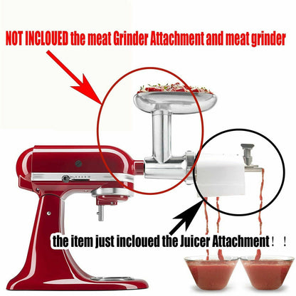 Kitchen-aid Vegetable Ketchup Tomato Juice Attachment Sausage Stuff Meat Grinder