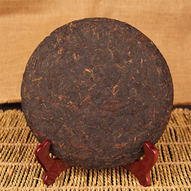 357g Yunnan Chinese Pu-erh Tea Cake Ripened Pu'er Tea Health Green Food Puer Tea