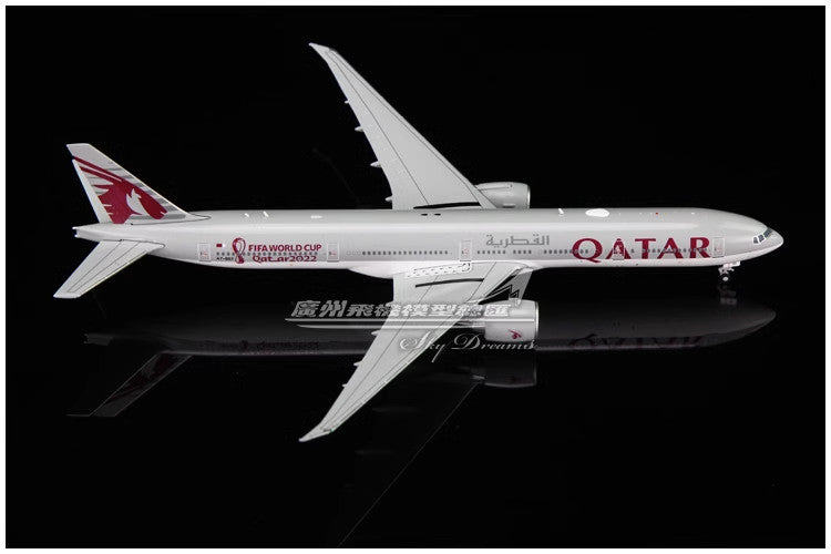 1:400 JC Wings QATAR BOEING 777-300ER Passenger Airplane Diecast Aircraft Model