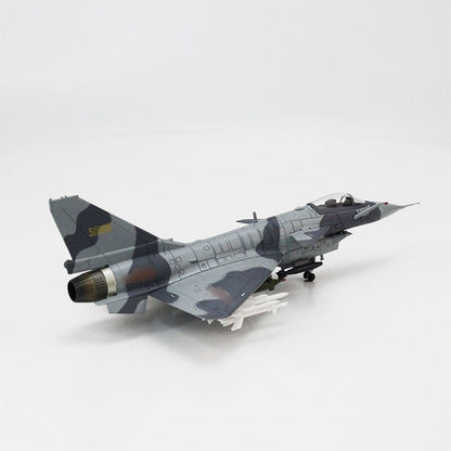 1:72 25CM China Air Force J-10 Fighter Plane Diecast Military Aircraft Model