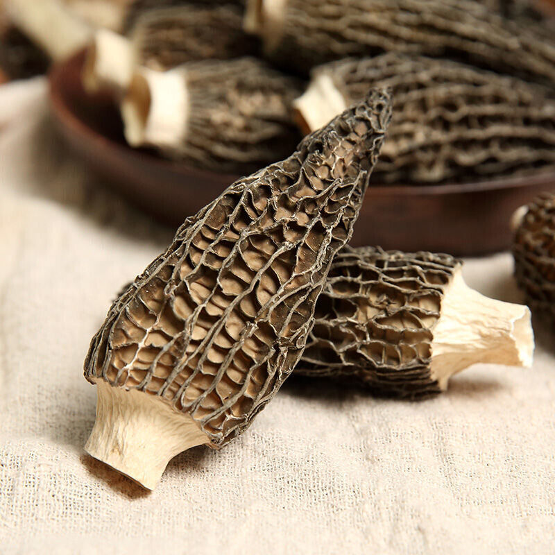 MOREL-DRIED-MUSHROOMS Naturals From the YUNAN of China 50g 羊肚菌