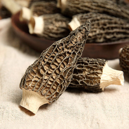 MOREL-DRIED-MUSHROOMS Naturals From the YUNAN of China 50g 羊肚菌