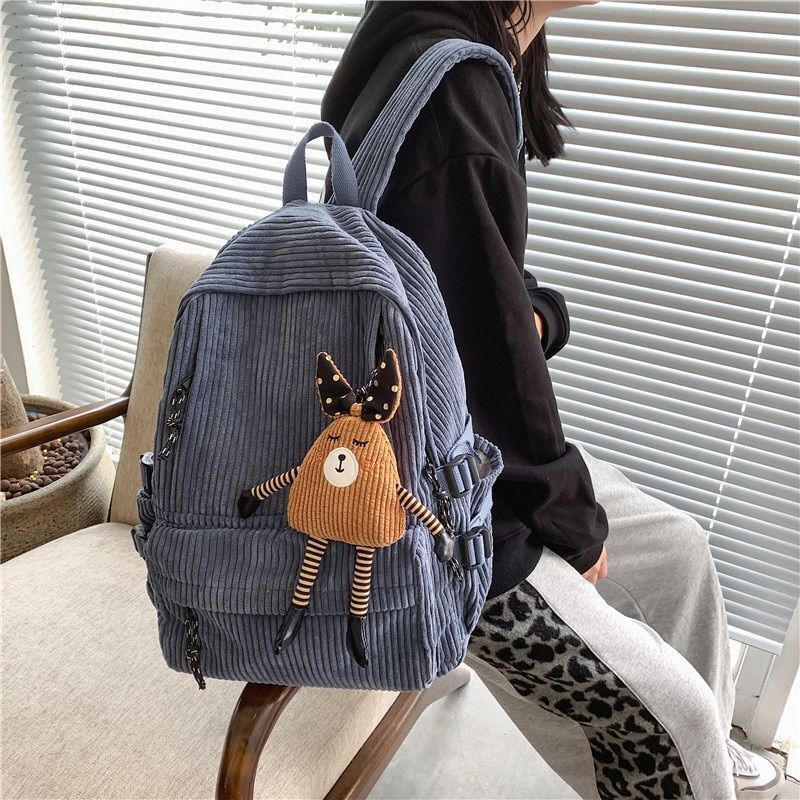 Large Backpacks Solid Zipper Purse Traveling Bags 33*17*43 CM Oxford Nylon Black