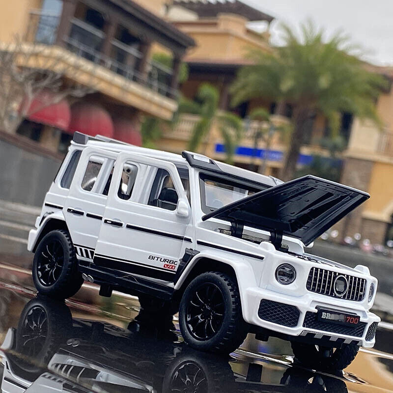 1:32 Mercedes-Benz Brabus G Wagon G700 G65 SUV Diecast Model Car Metal Vehicle