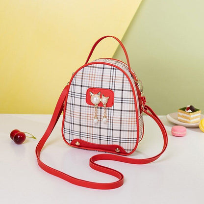 Mini Backpack Crossbody Bag Plain Small Women Shoulder Purse Style Bag Traveling