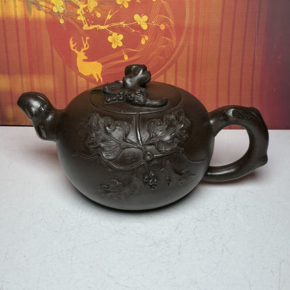 Vintage Chinese Yixing Purple Clay Teapot Zisha Ceremony Fashion Gift Teaware