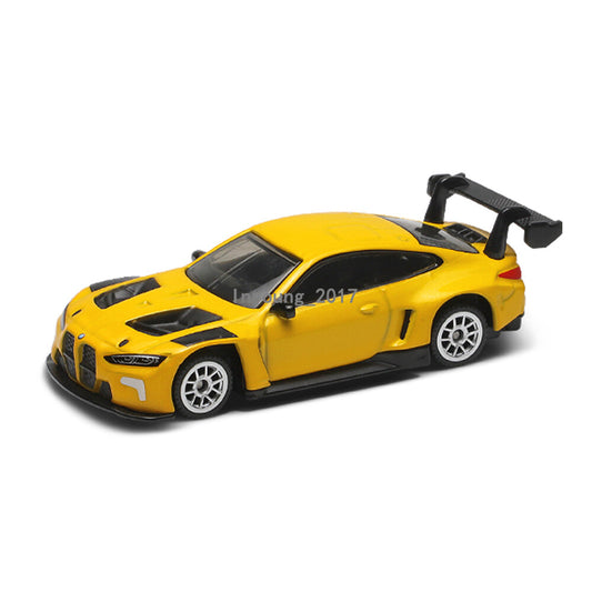 1/64 BMW M4 GT3 Model Car Diecast Toy Vehicle Toys for Boys Kids Gifts Yellow
