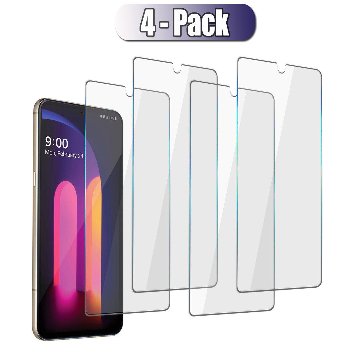 For LG V60 ThinQ 5G/V60 ThinQ/V60 Glossy Tempered Glass Clear Screen Protector